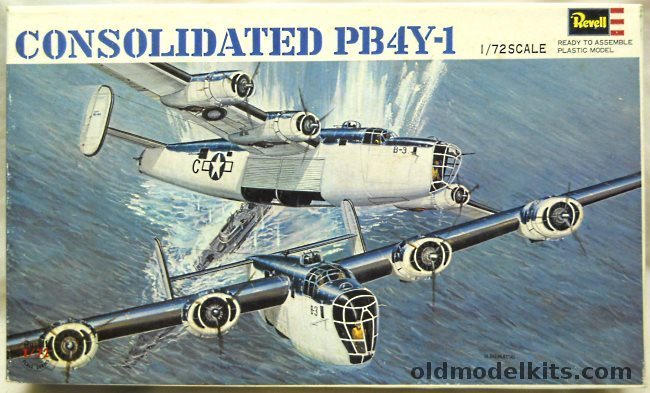 Revell 1/72 PB4Y-1 Patrol Bomber (B-24) - US Navy or RAF Coastal Command - (PB4Y1) Japan Issue, H205-500 plastic model kit